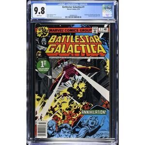 Battlestar Galactica # 1 CGC 9.8 White Pages! 1979 Marvel comics 865016